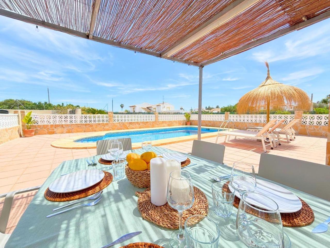 Villa Mediterranea Con Piscina Privada Jávea Exteriör bild